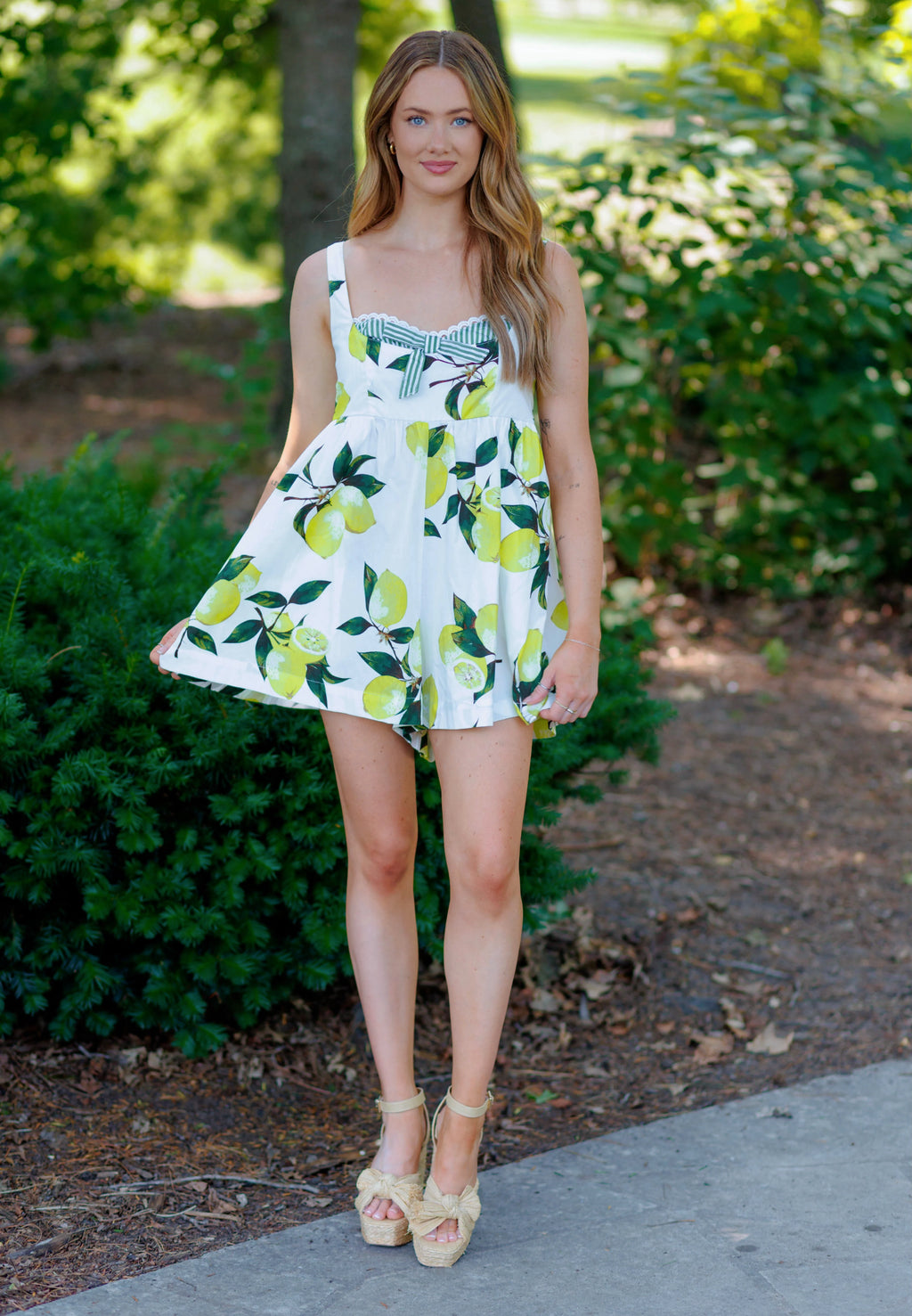 Lelia Lemon Romper