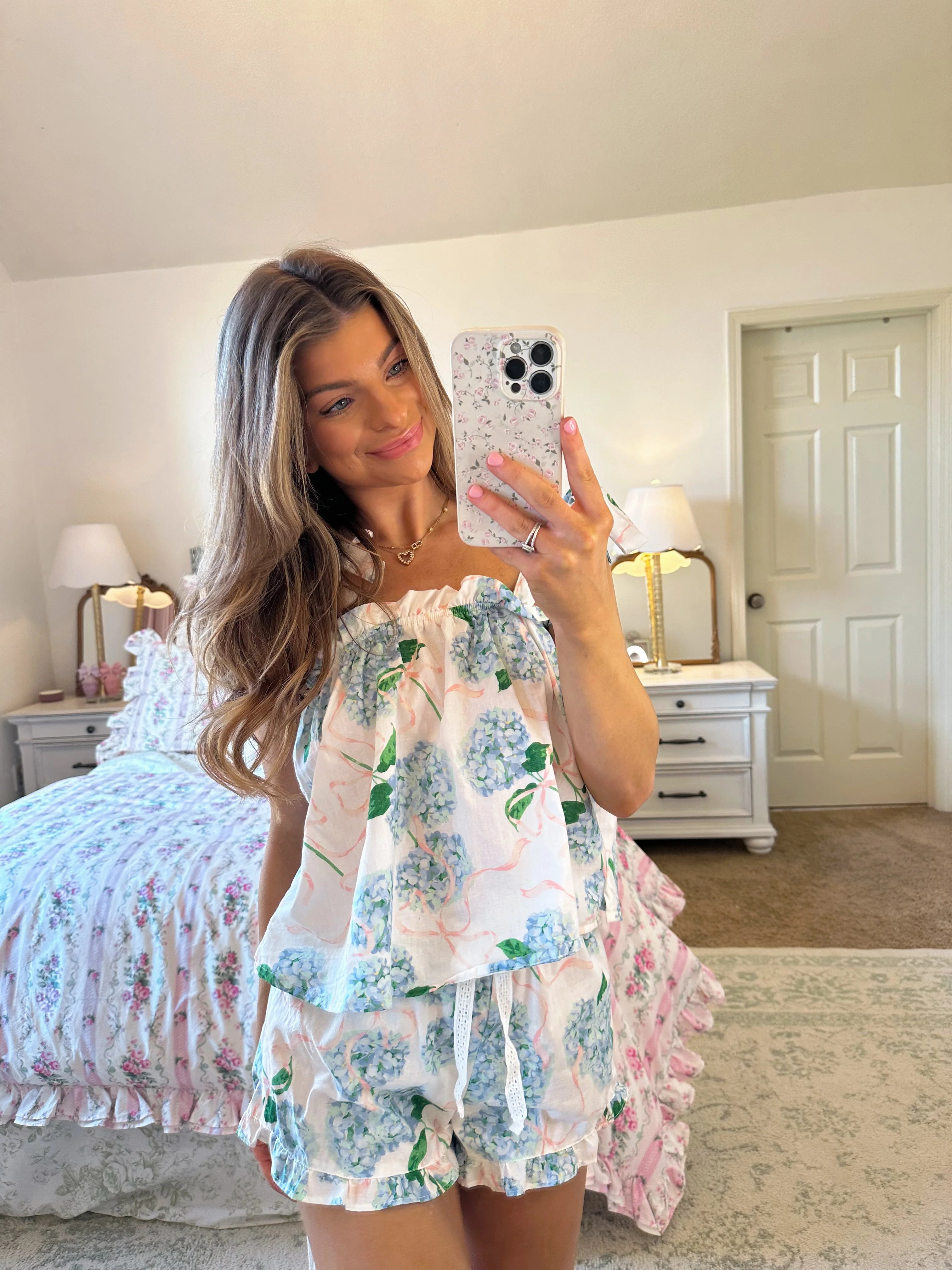 Vintage Hydrangea PJ Set