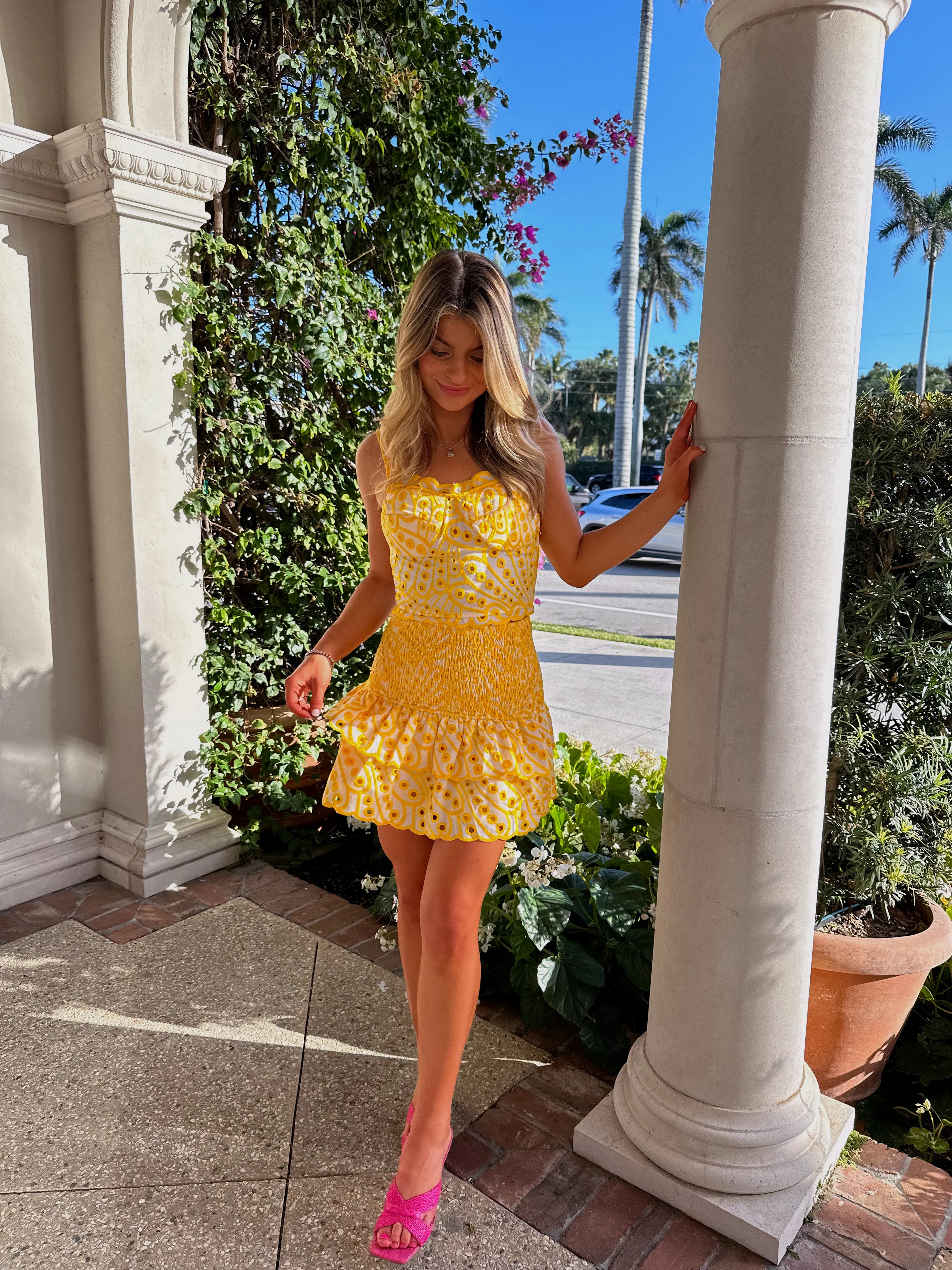 LARGE Lemon Sorbet Two Piece Set