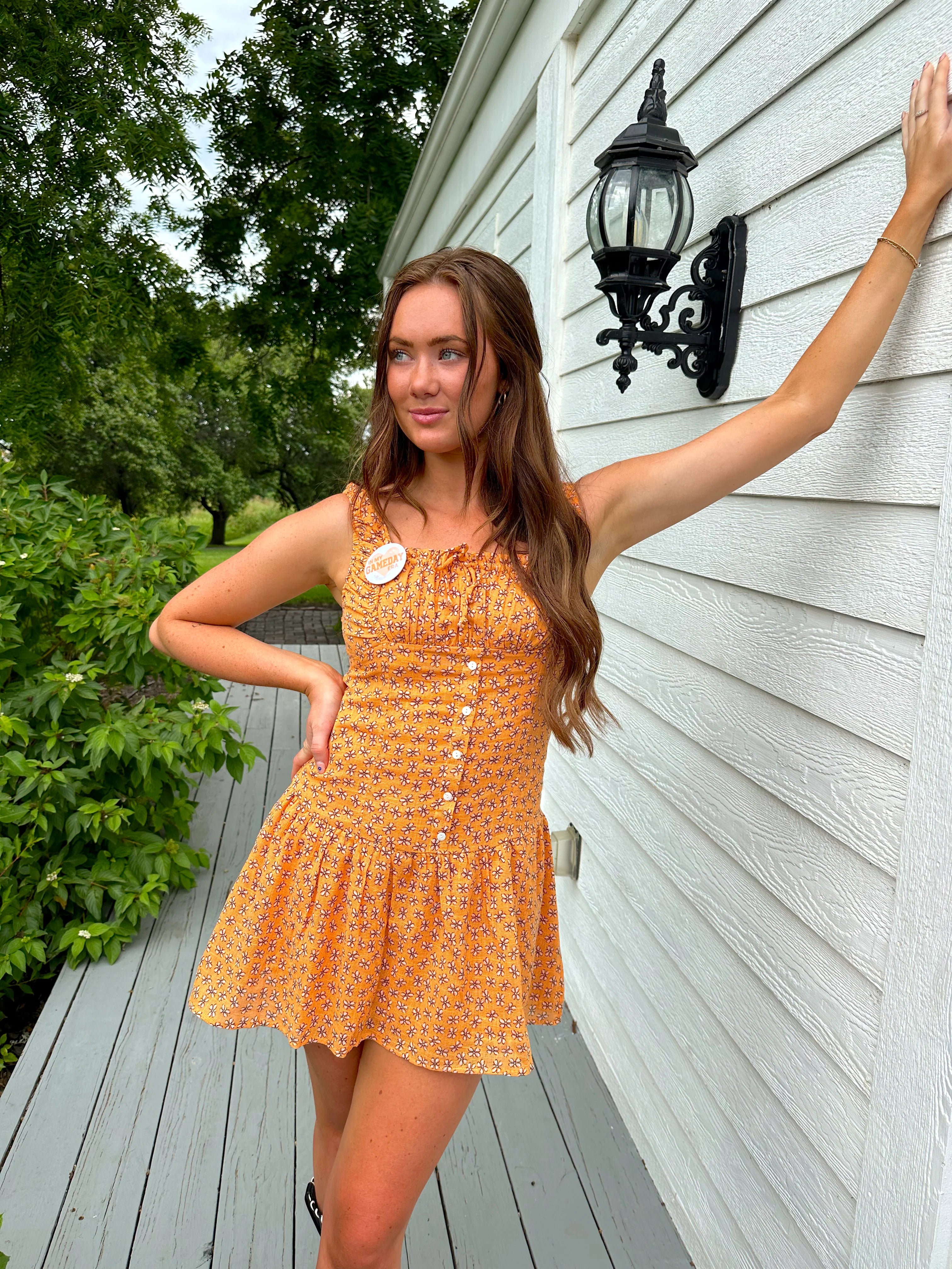 Beaux Fit and Flare Floral Mini Dress