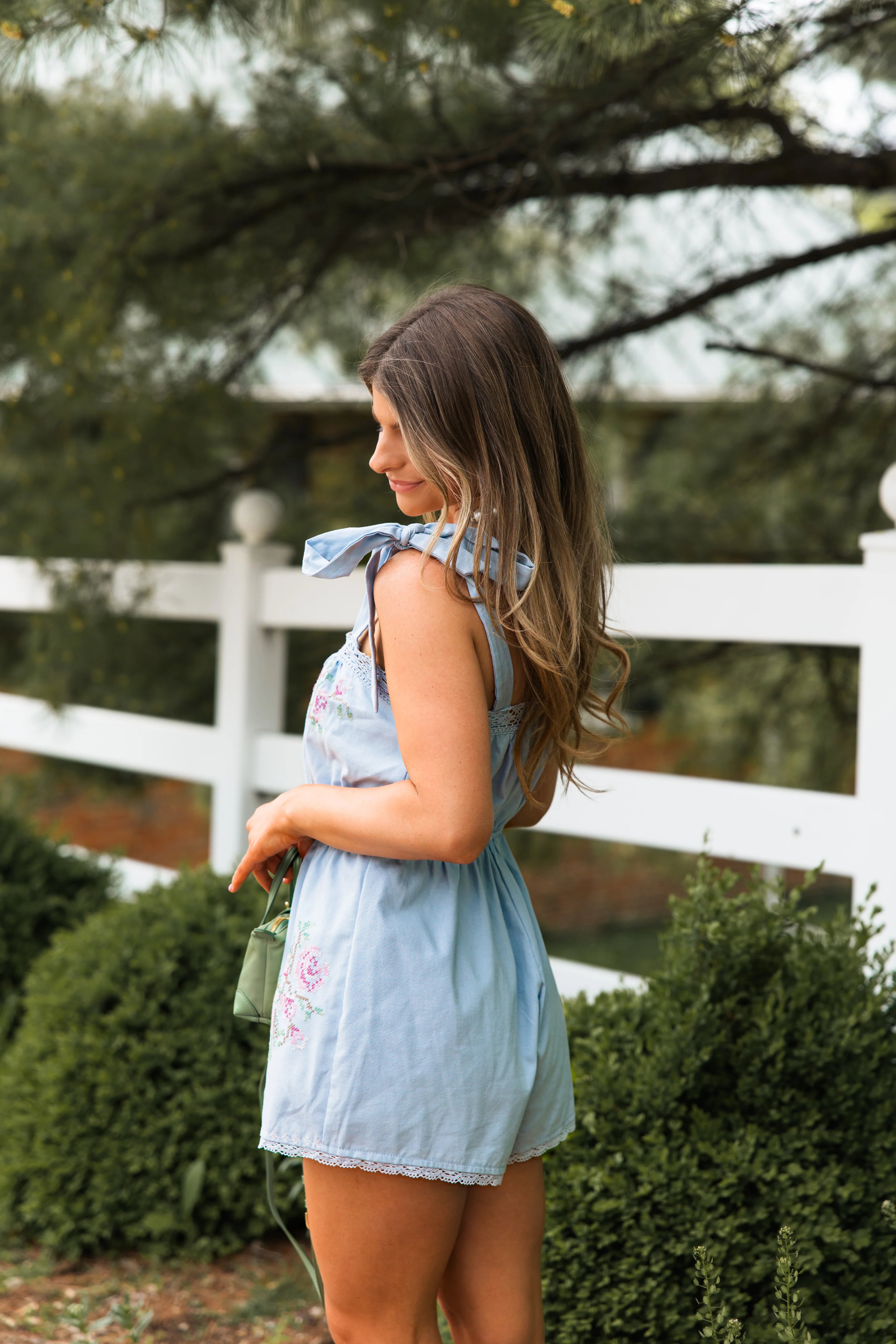 Adore Me Romper - Powder Blue