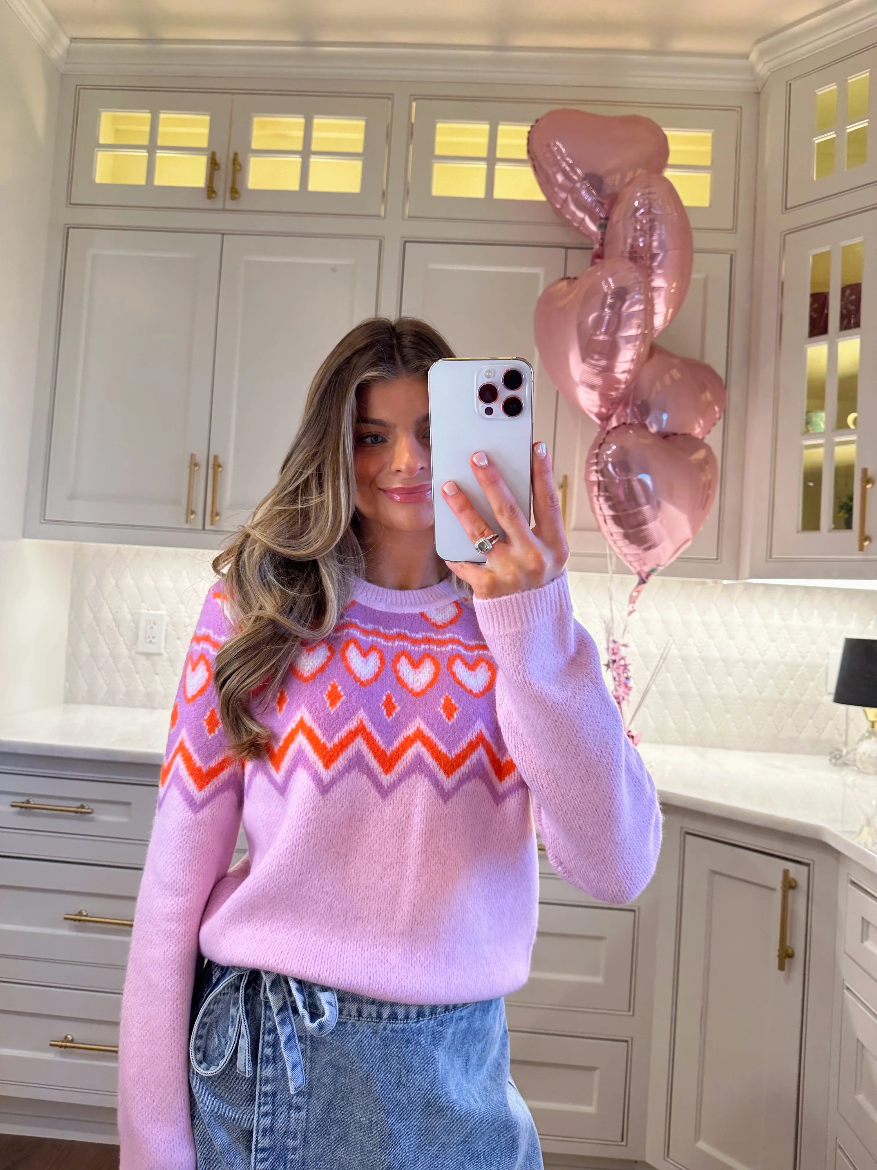 Cosette Fairisle Crew Neck Sweater