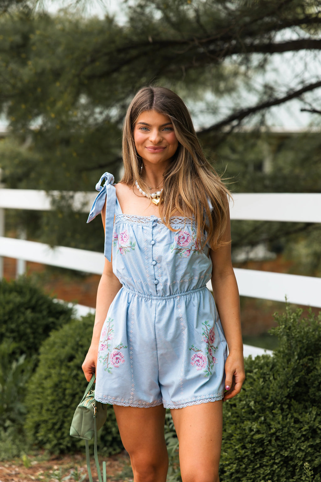 Adore Me Romper - Powder Blue