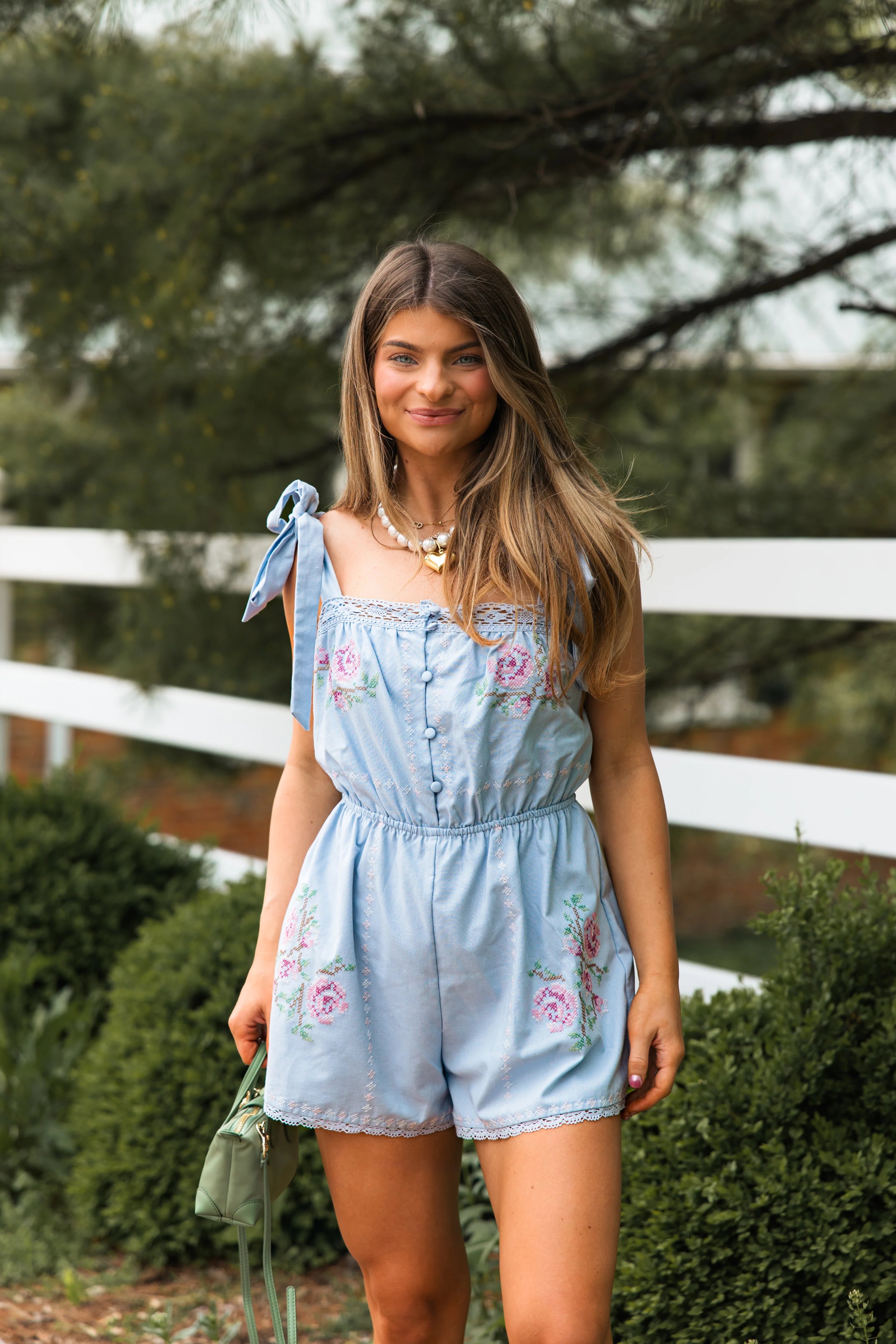 Adore Me Romper - Powder Blue