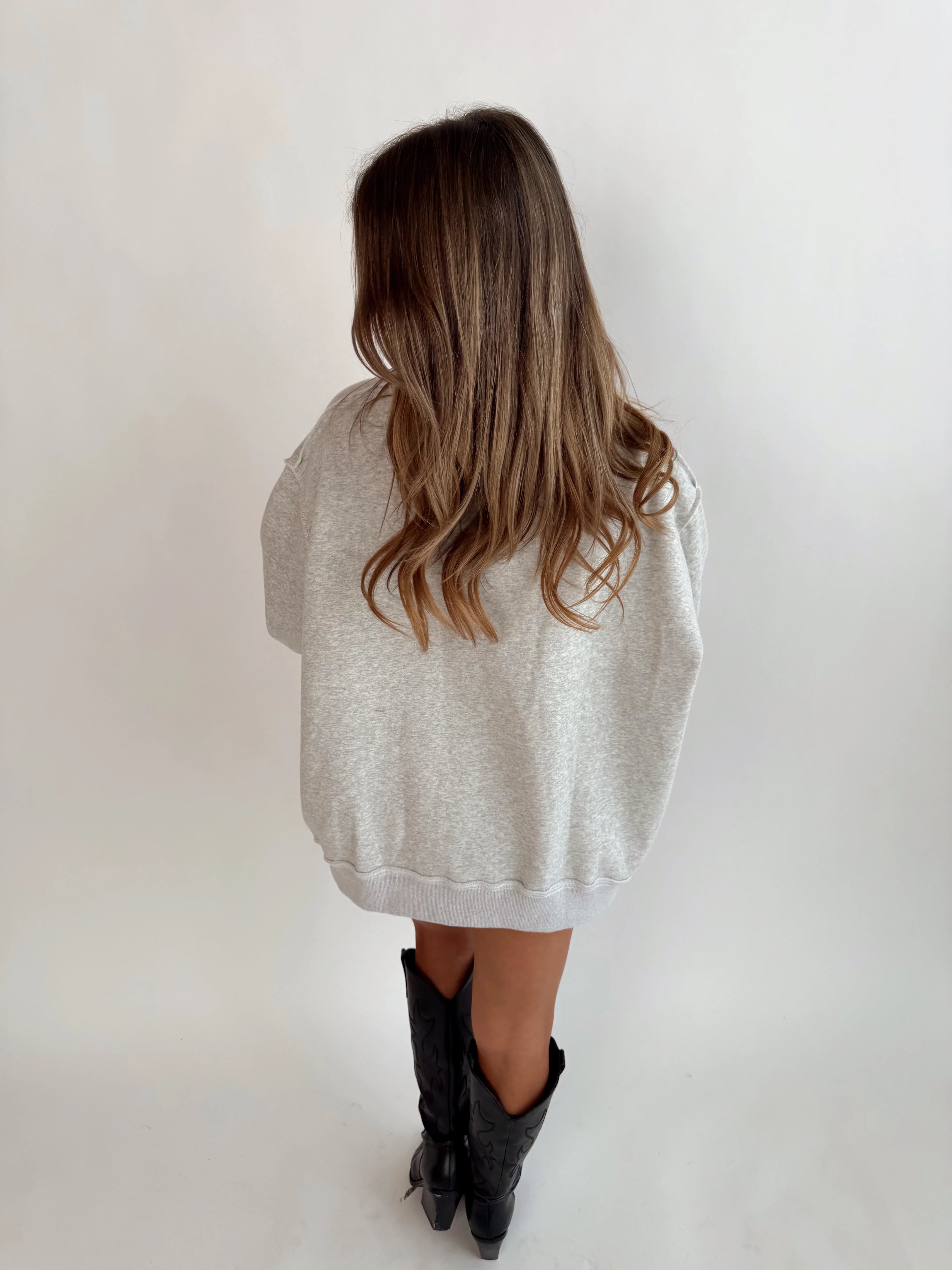 Kentucky REVERSIBLE Mockneck - Heather Grey - PREORDER SHIPS SEPT 20TH