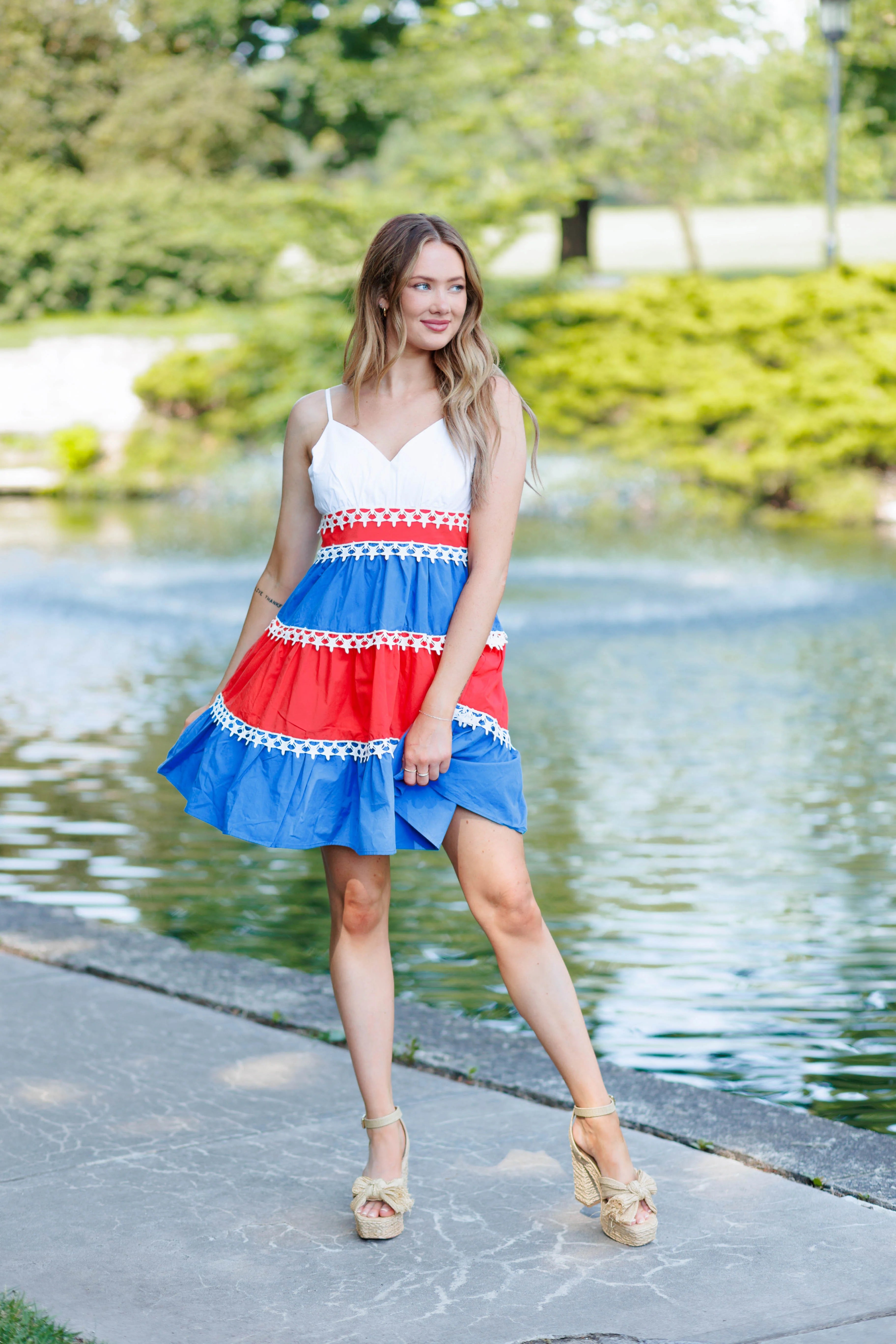 Stars And Stripes Mini Dress