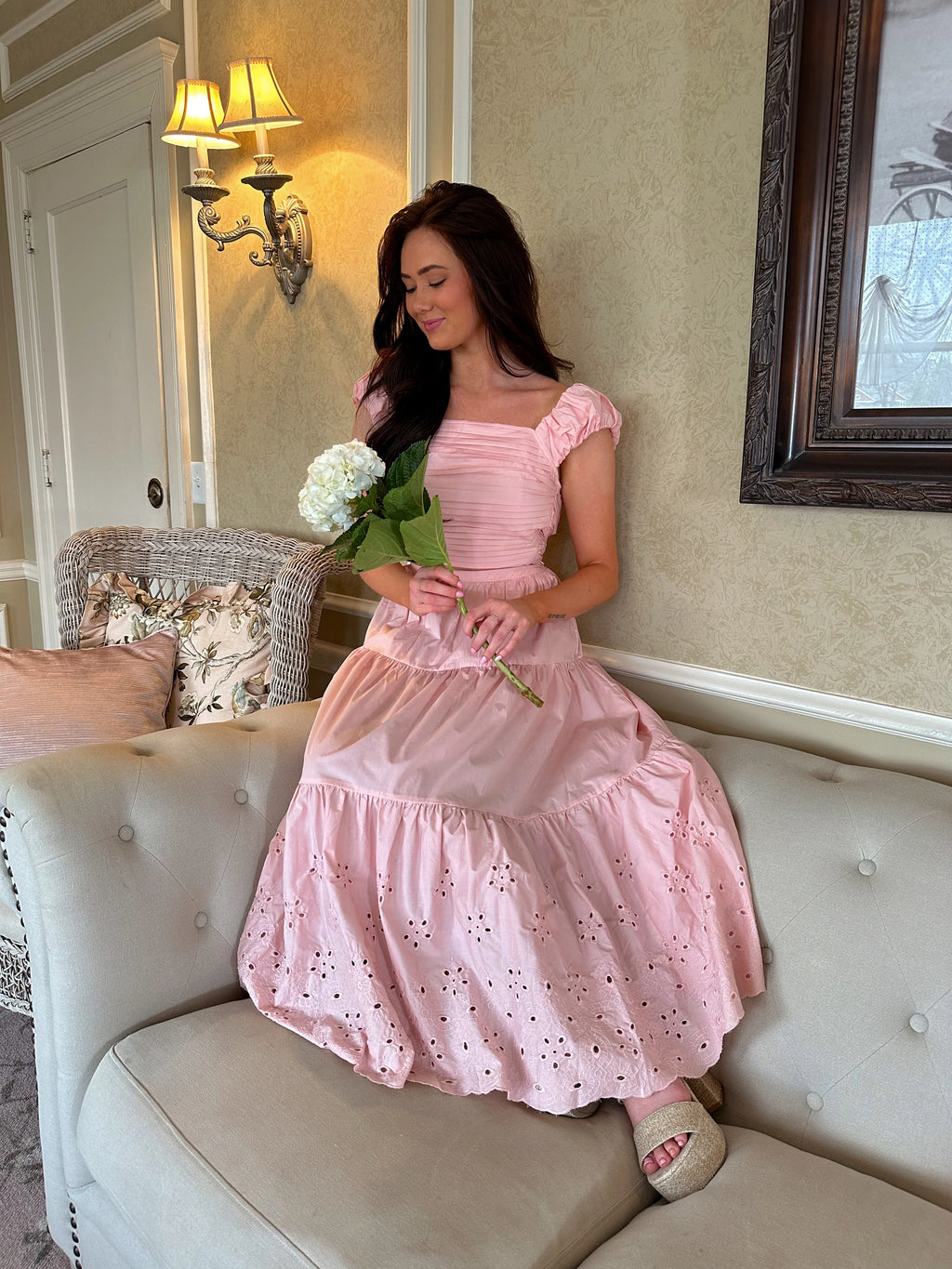 Forever In Love Pintuck Top