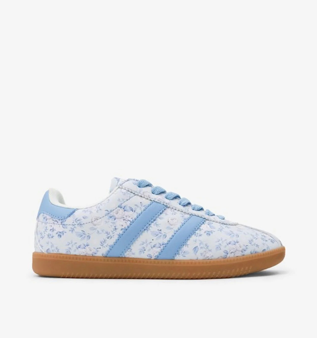 Betsy Shabby Chic Floral Sneaker - Blue - Preorder