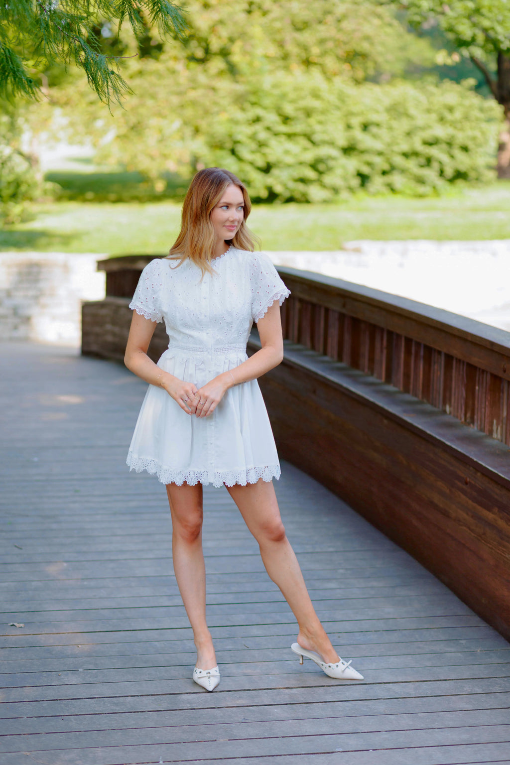 Dulcie Mini Dress - White