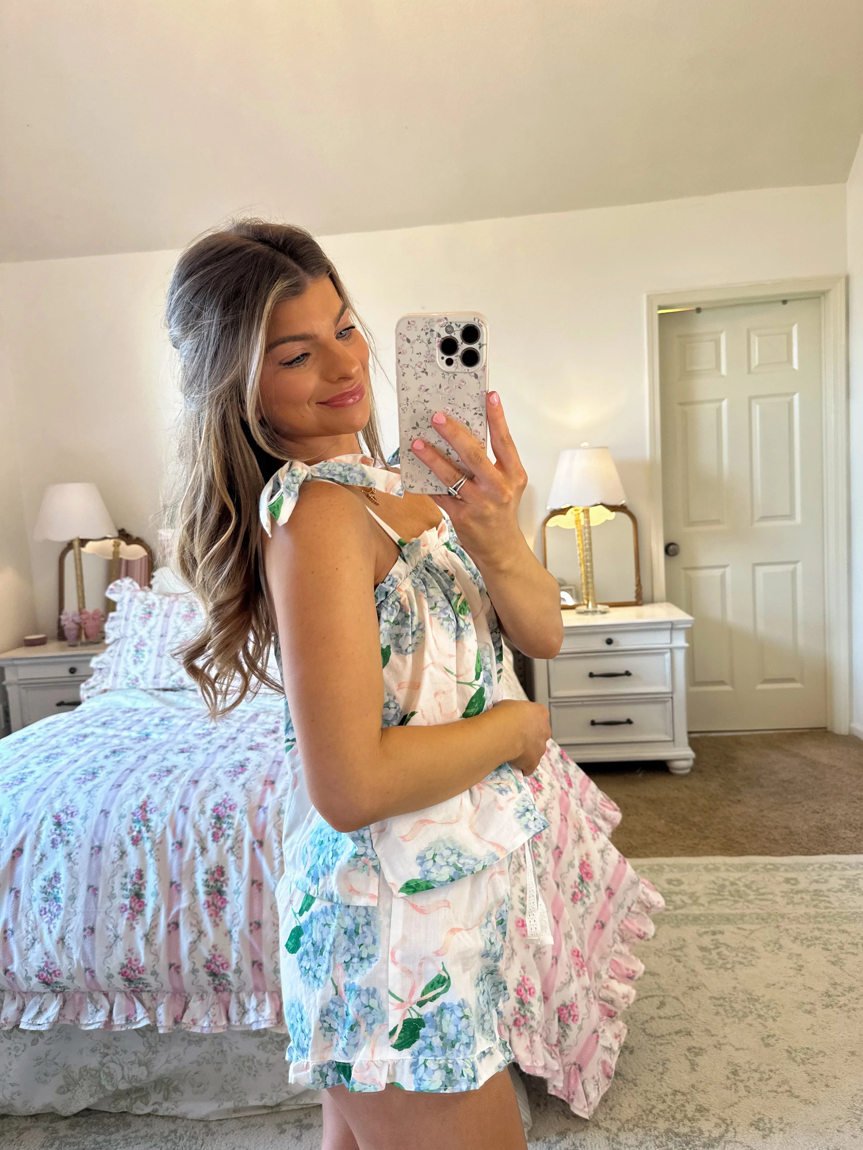 Vintage Hydrangea PJ Set