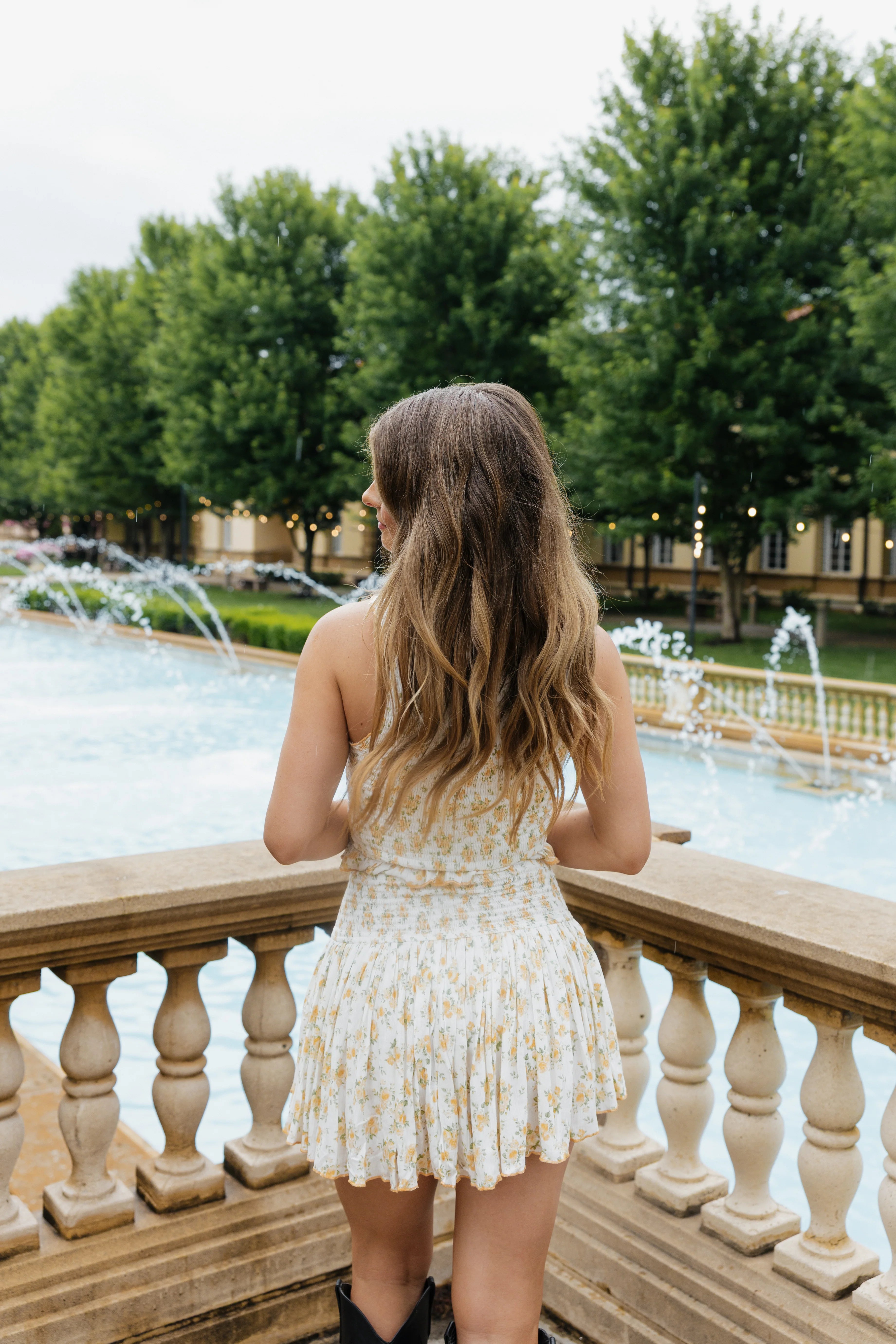 Conway Floral Set - Yellow / White