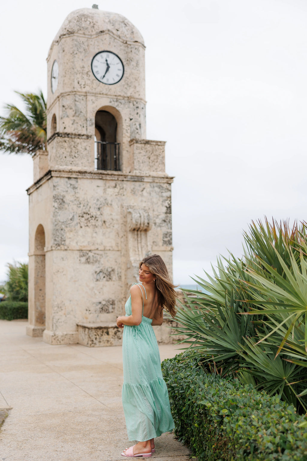 Melodi's Mint Tea Eyelet Maxi Dress - Mint