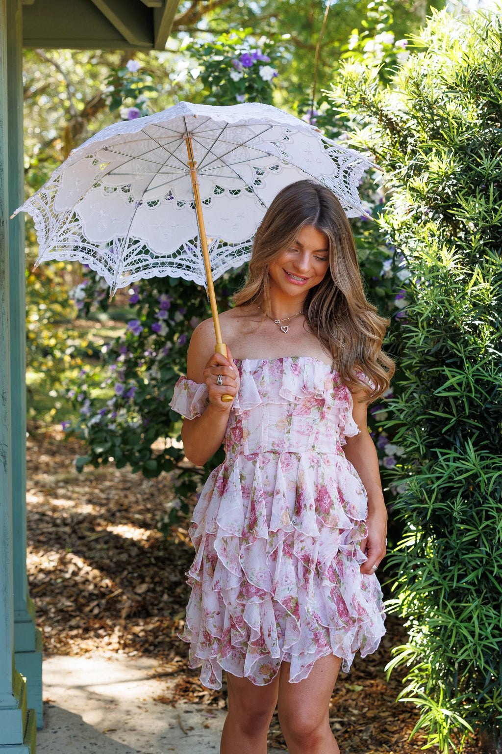 Hillside Floral Mini Dress