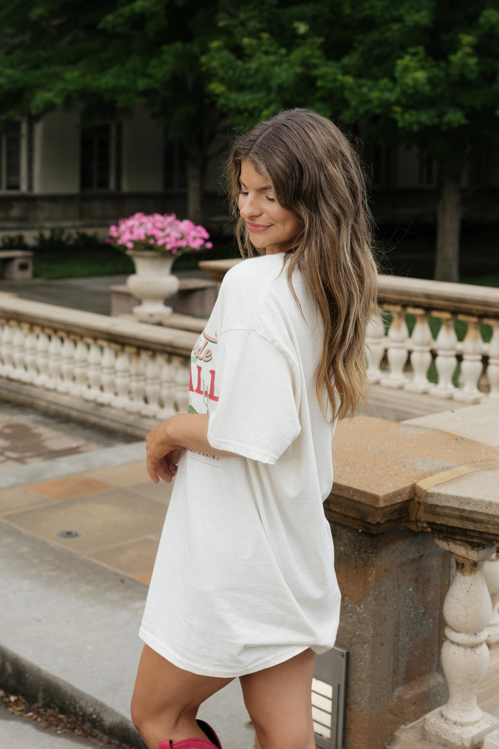 Crimson Tide Vintage T-shirt - Off White / Crimson