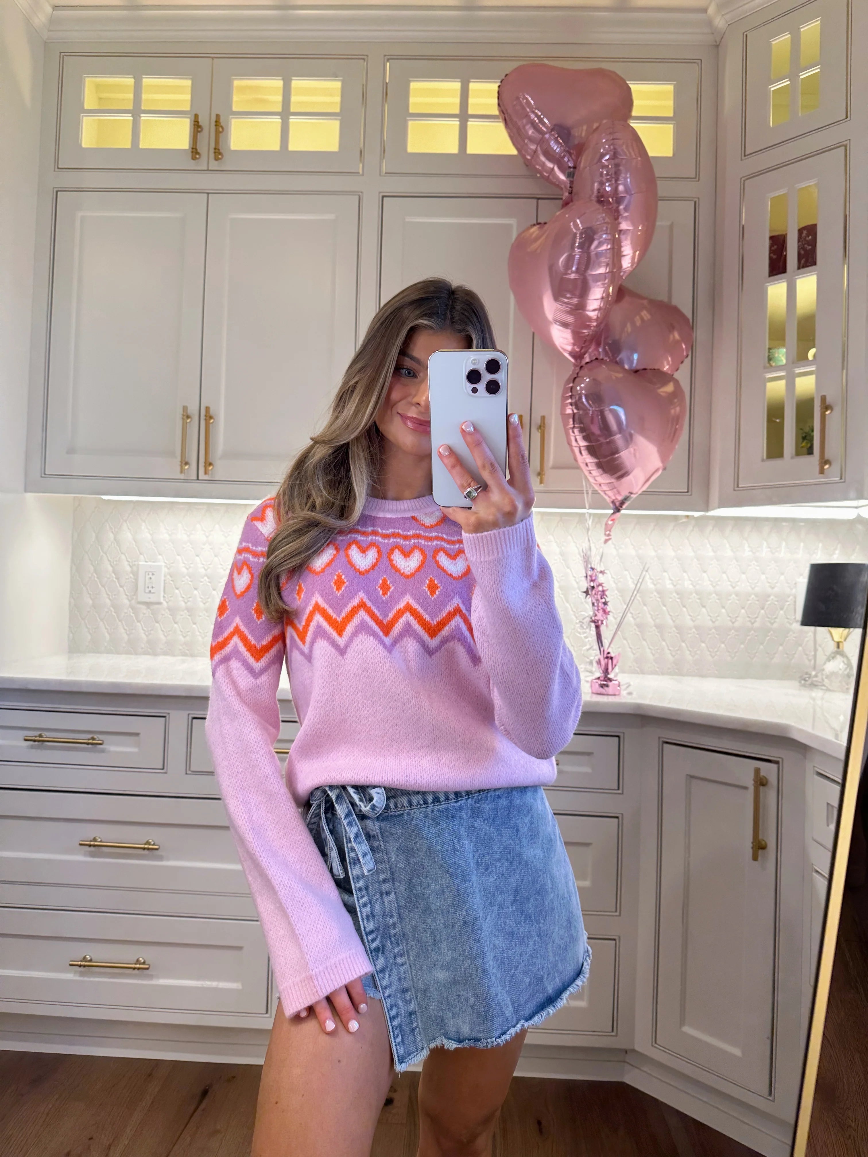 Cosette Fairisle Crew Neck Sweater