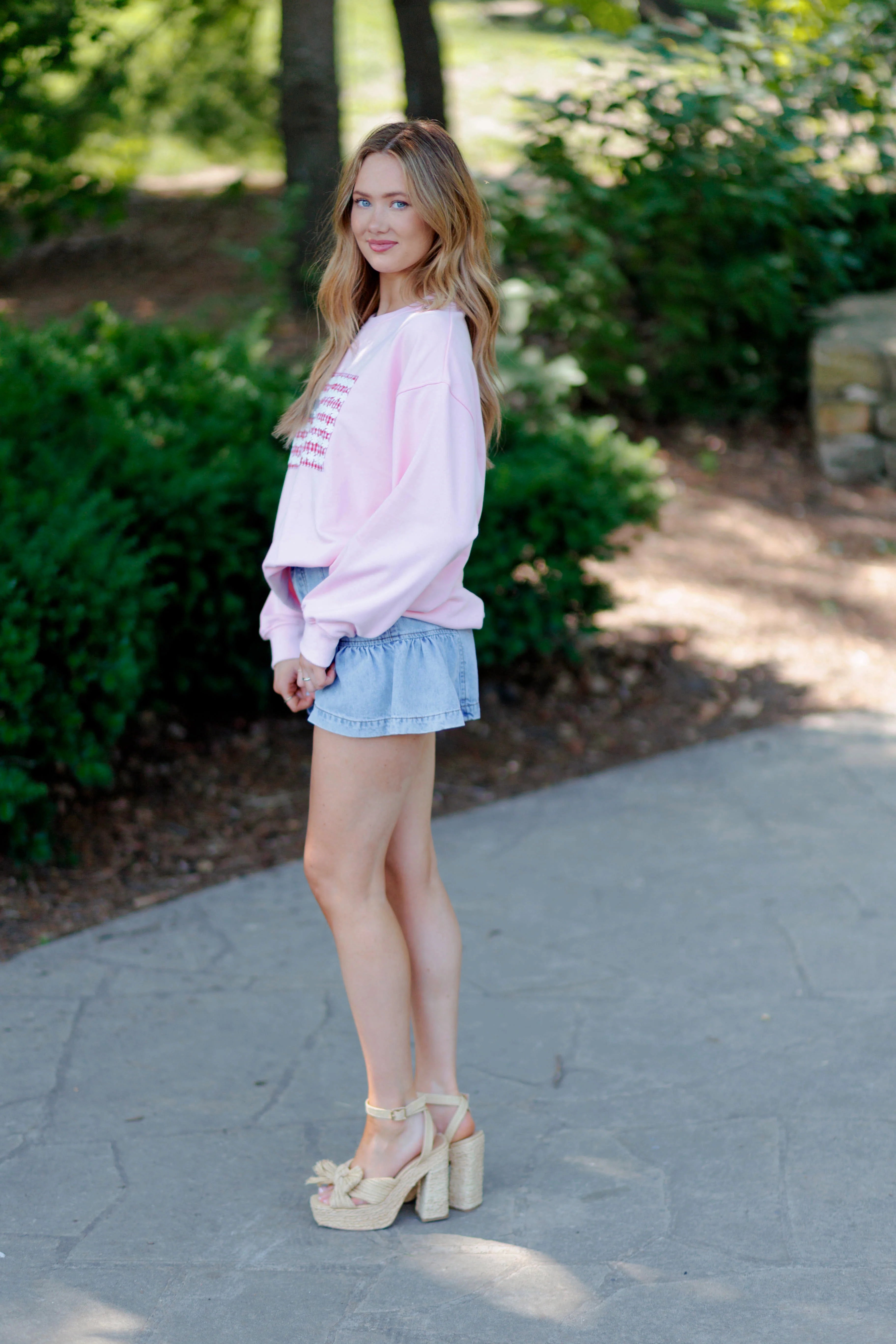 Libby Patchwork Flag Pullover