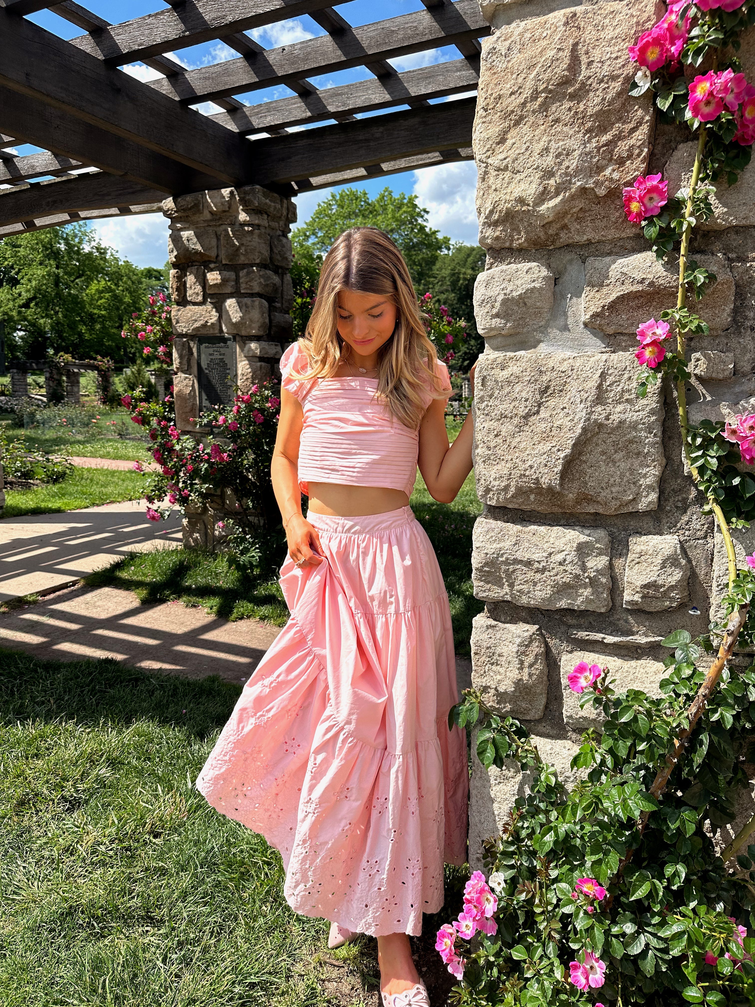 Forever In Love Pintuck Top