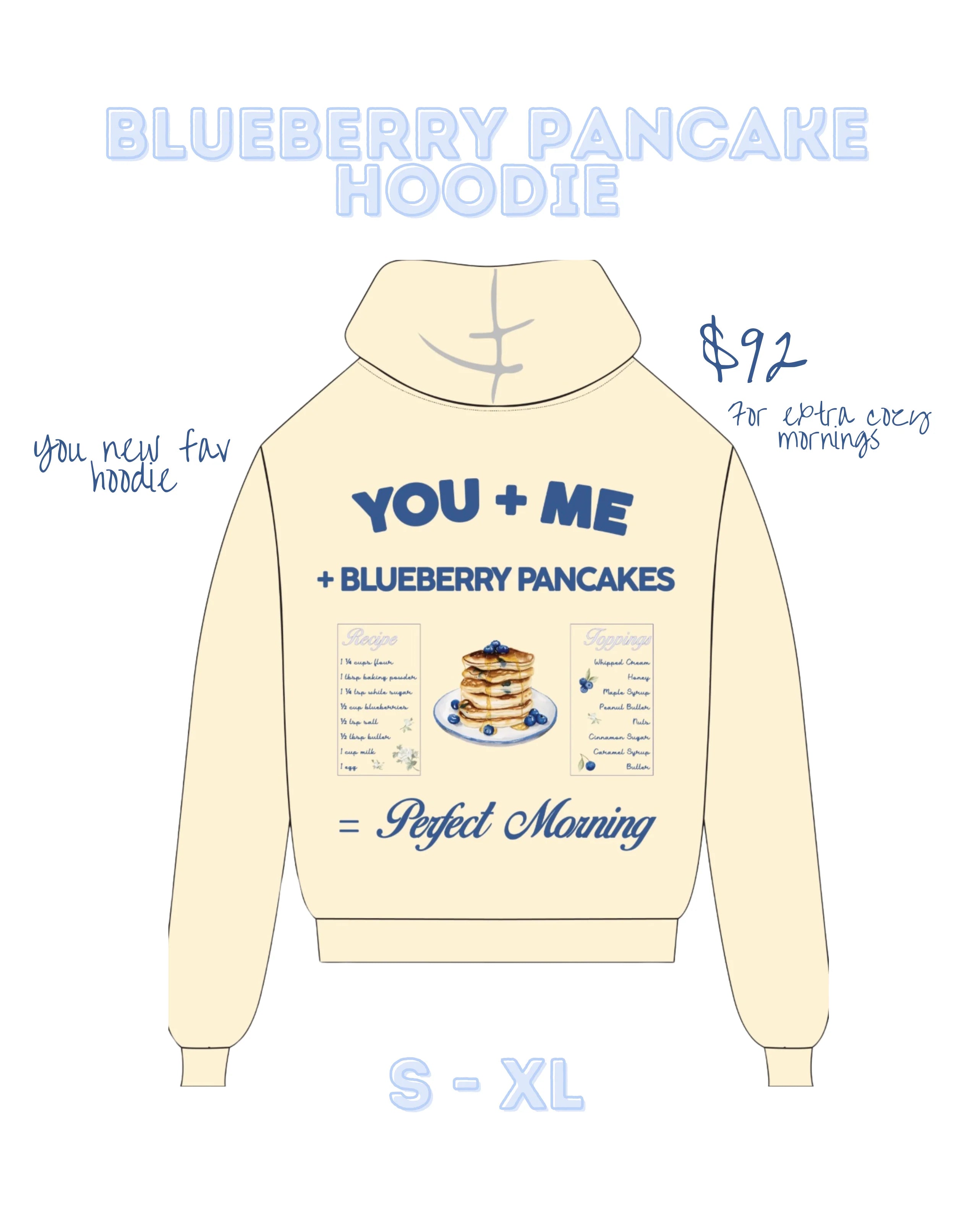 BLUEBERRY PANCAKE HOODIE - HAPPY CAMP3R