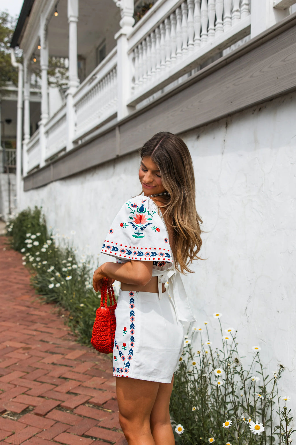 Ember Embroidered Set